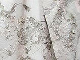 Robe à l'anglaise, silk, metal, British